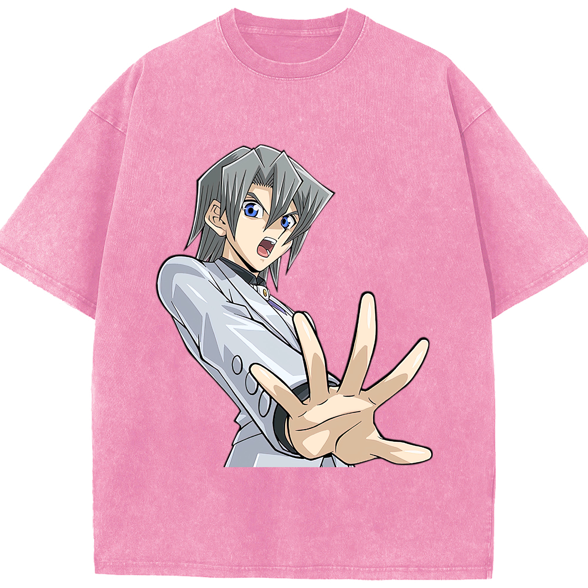 （画像用） 遊☆戯☆王 Yu-Gi-Oh! 綿100% ヴィンテージ風 半袖Tシャツ（フロントプリント）